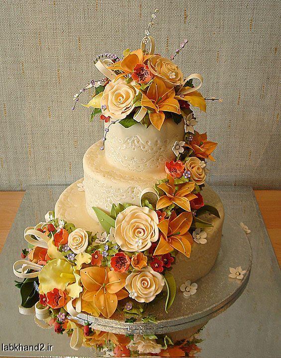 عکس های جالب از کیک‌ های عروسی‌